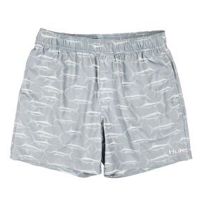 Huk Fishing Playa Board Shorts Mens Large Blue Marlin AOP‎ All Over Gorpcore